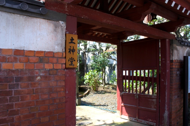 The Earth God Shrine was originally established in 1691, but it has been renovated and reconstructed multiple times over the years.  This is a replica from 1977. 